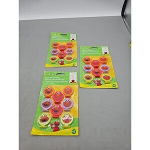 Sesame Street Elmo 8 pc Party Cupcake Toppers Decorations 3461 from Wilton Lot 3